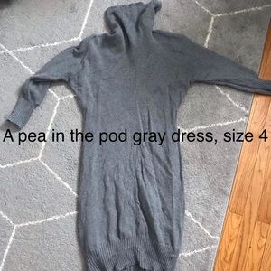 Gray maternity dress